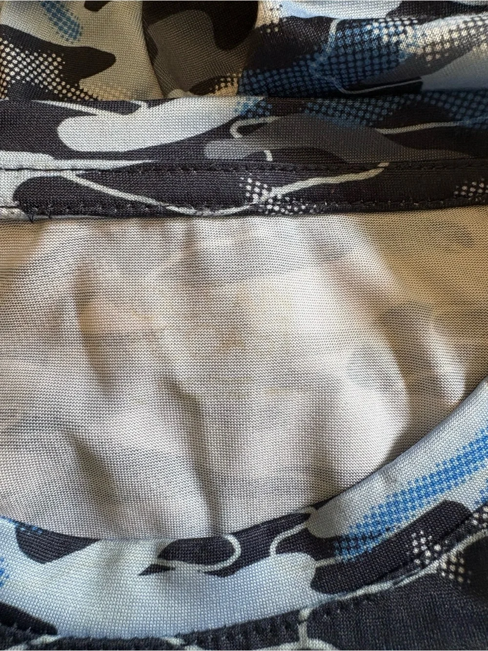 Ocean + Coast Blue Camouflage Performance Shirt - Picture 4 of 4